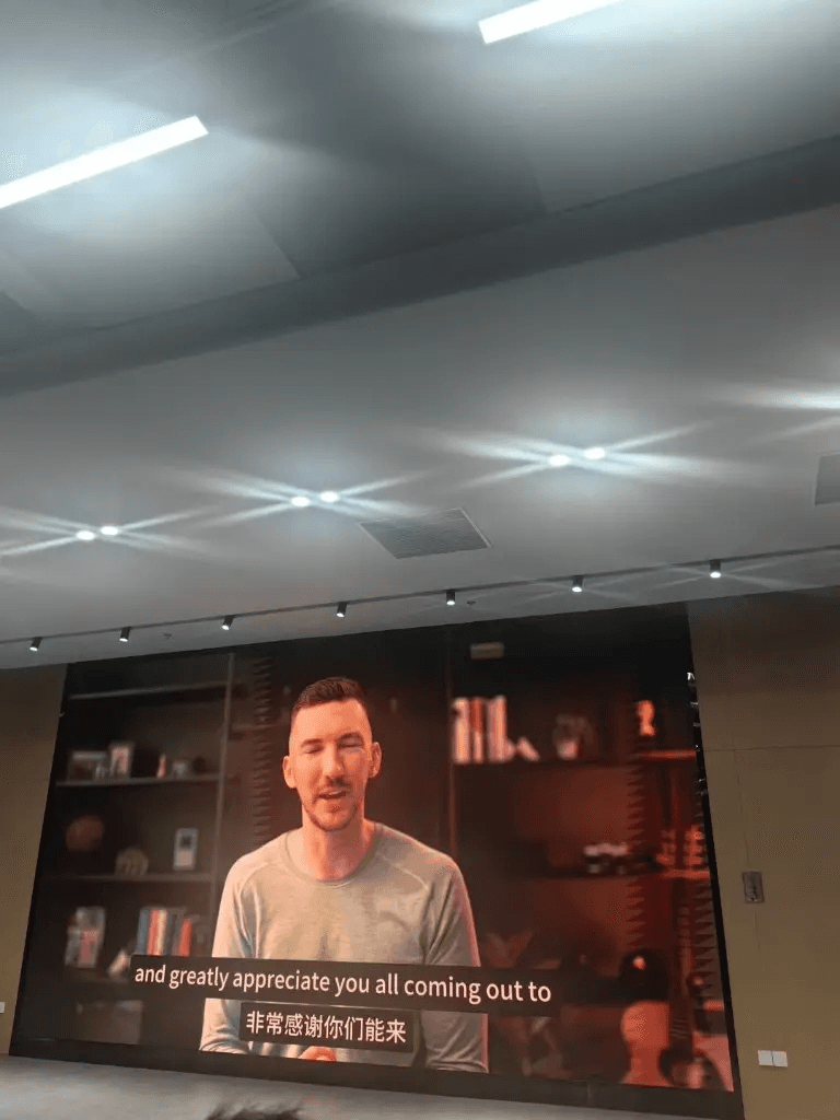 Cursor DevRel Lead leerob sharing in Chengdu
